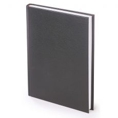 Ежедневник Альт IDEAL A5 145х205мм датир. искусст. кожа 168л книжный переплет 2022 черный