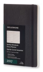 Ежедневник Moleskine CLASSIC WKNT LARGE SOFT 130х210мм 144стр. мягкая обложка черный