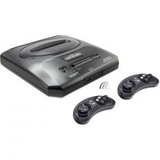 Игровая приставка RETRO GENESIS Modern 300 игр два беспроводных джостика Wireless Черный